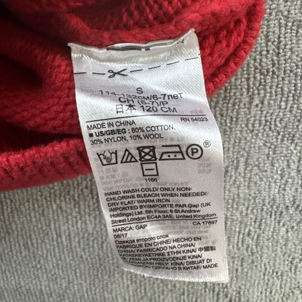 Gap X Star Wars Sweater Boys Small 6 S -7 Storm‎ Trooper Pullover